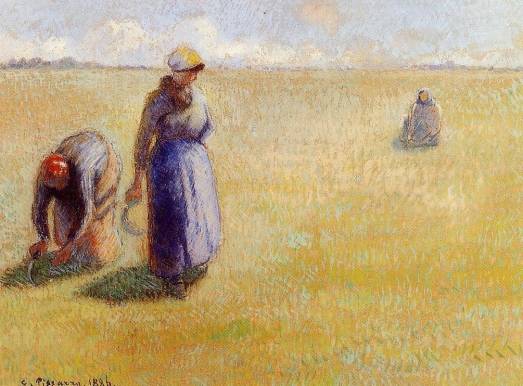 Camille Pissarro - Three Women Cutting Grass