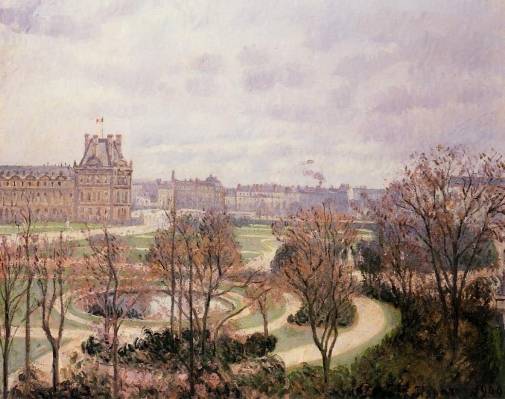 Camille Pissarro - View of the Tuileries - Morning