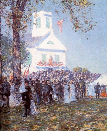 Childe Hassam - County Fair, New England 1890