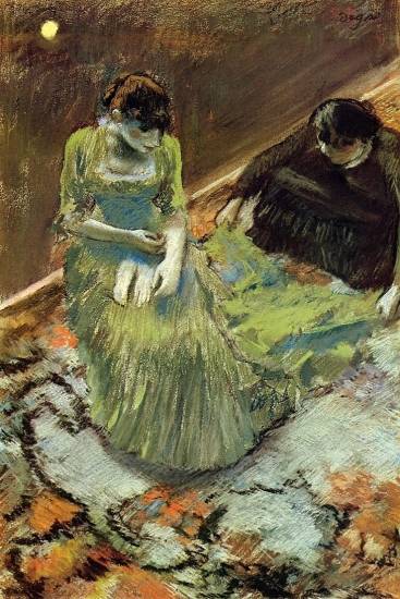 Edgar Degas - Before the Curtain Call