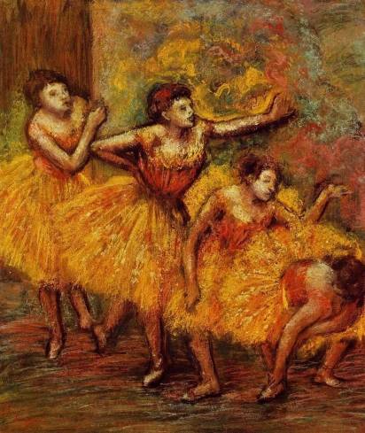 Edgar Degas - Four Dancers 3