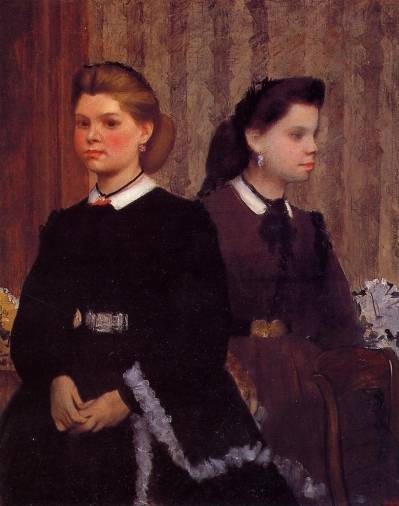 Edgar Degas - Giovanna and Giulia Belleli