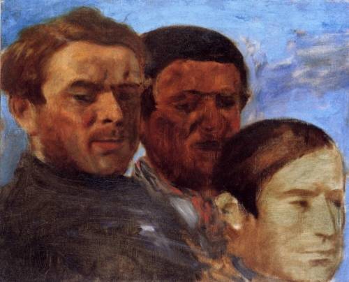 Edgar Degas - Three Heads
