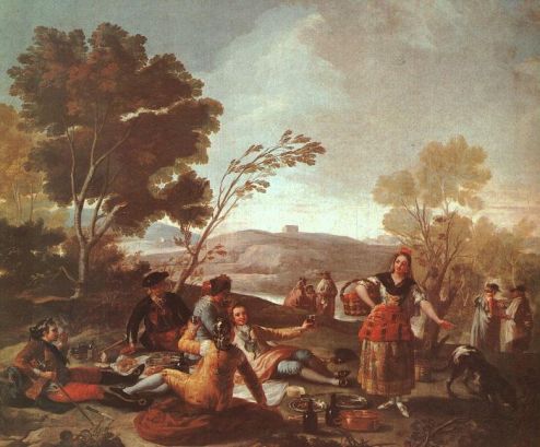 Francisco Goya - Picnic on the Banks of the Manzanares