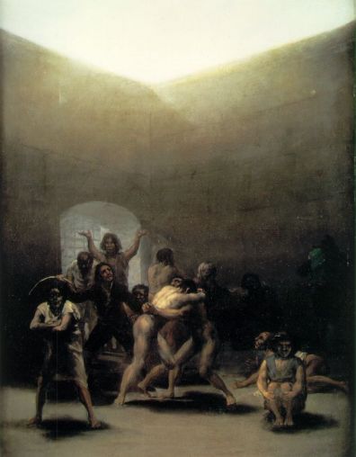 Francisco Goya - Yard with Lunatics