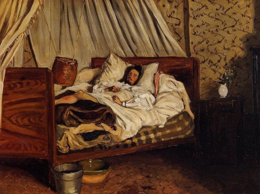 Frederic Bazille - Monet after His Accident at the Inn of Chailly