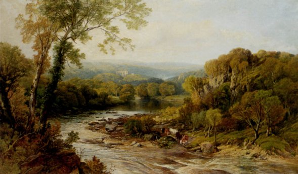 Frederick William Hulme - Barden Tower Onj The Wharfe Yorkshire