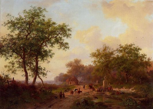 Frederik-Marianus Kruseman - The Watering Place