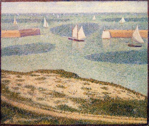 Georges Seurat - Port-en-Bessin, Entrance to the Outer Harbor