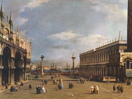 Giovanni Antonio Canal Canaletto - The Piazzetta
