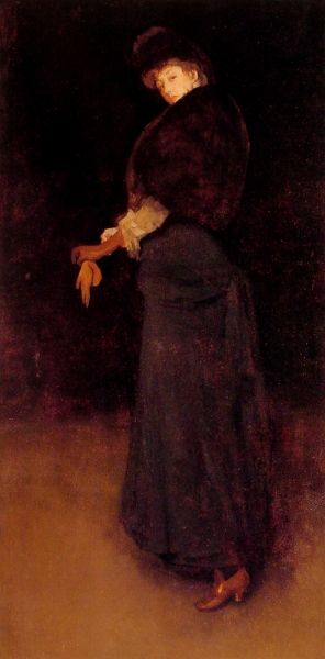 James Abbott Whistler - Portrait of Lady Archibald Campbell