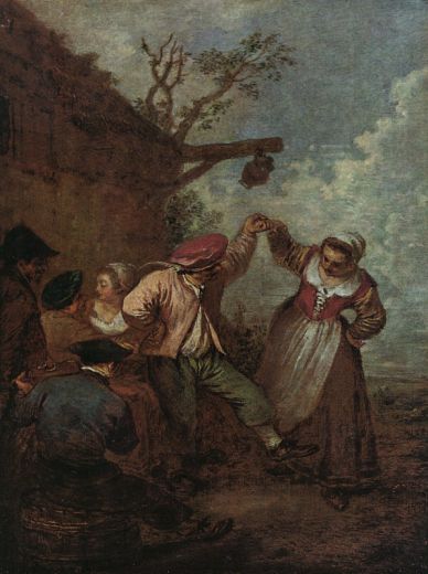 Jean-Antoine Watteau - Peasant Dance