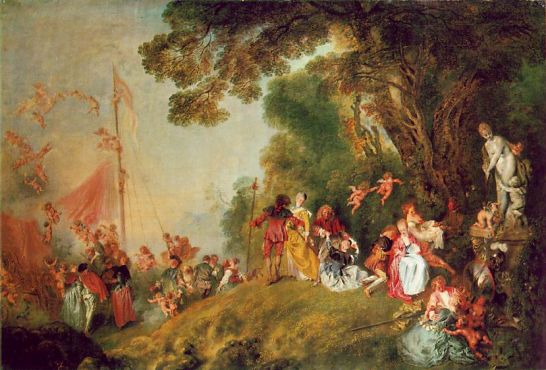Jean-Antoine Watteau - Pilgrimage to Cythera