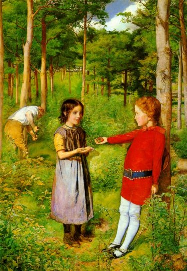 John Everett Millais - Hunters Daughter