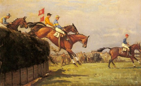 John Sanderson Wells - The Grand National Steeplechase