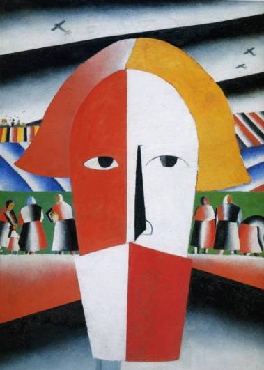 Kazimir Malevich - Head Of A Peasant