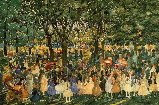 Maurice Prendergast - May Day, Central Park 3