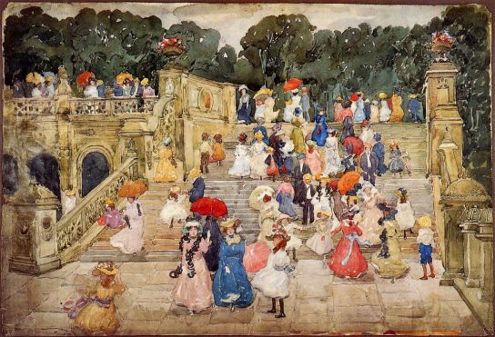 Maurice Prendergast - The Mall, Central Park