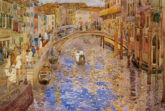 Maurice Prendergast - Venetian Canal Scene