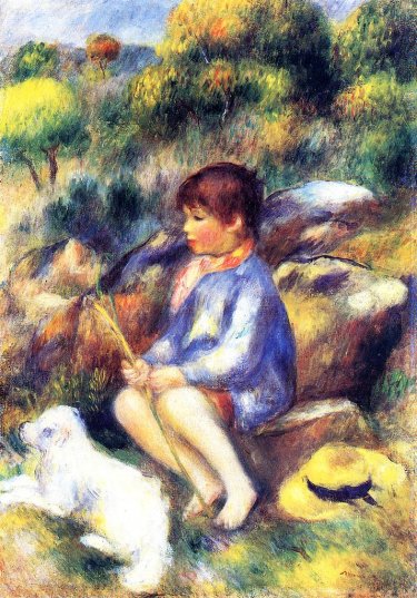 Pierre-Auguste Renoir - Young Boy by the River