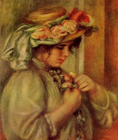 Pierre-Auguste Renoir - Young Girl in a Hat