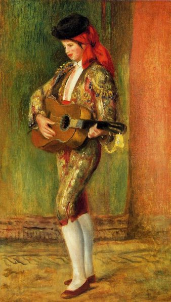 Pierre-Auguste Renoir - Young Guitarist Standing