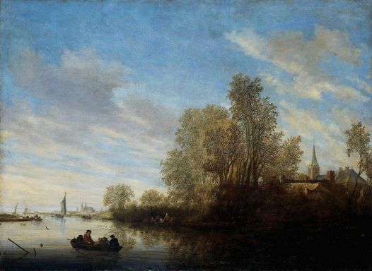 Salomon van Ruysdael - River