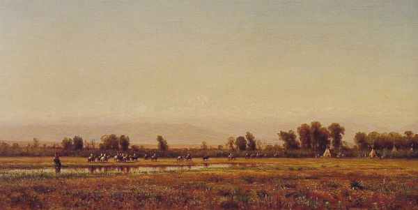 Thomas Worthington Whittredge - Indian Reservation