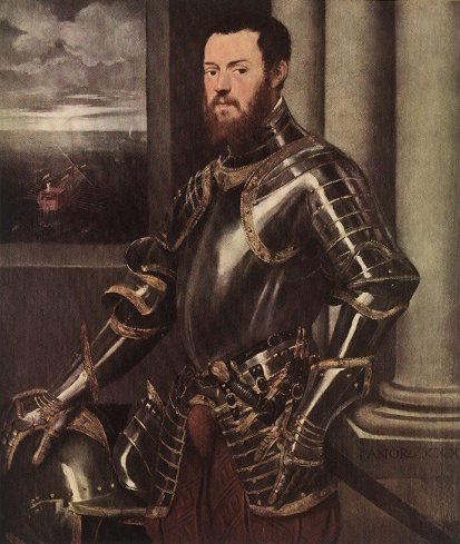 Tintoretto Jacopo Robusti - Man In Armour