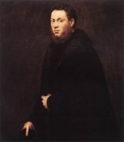 Tintoretto Jacopo Robusti - Portrait Of A Young Gentleman