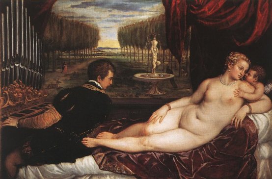 Titian - Venus With Organist And Cupid