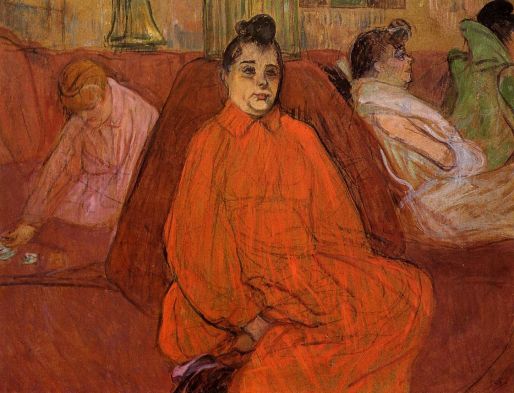 Toulouse Lautrec - At the Salon, the Divan