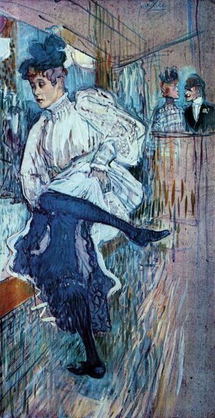 Toulouse Lautrec - Jane Avril Dancing