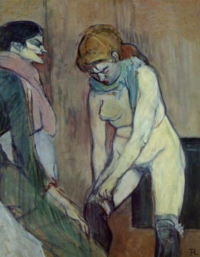 Toulouse Lautrec - Woman Pulling up Her Stockings