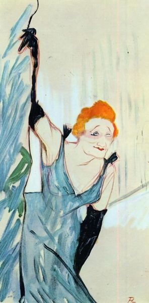 Toulouse Lautrec - Yvette Guilbert Taking a Curtain Call