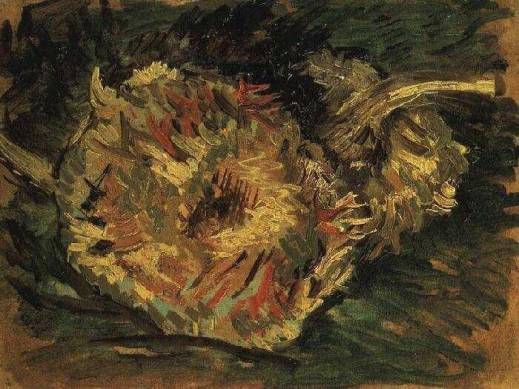 Vincent van Gogh - Two Cut Sunflowers 2