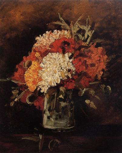 Vincent van Gogh - Vase with Carnations