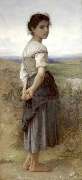 William Adolphe Bouguereau - Jeune Bergere 1