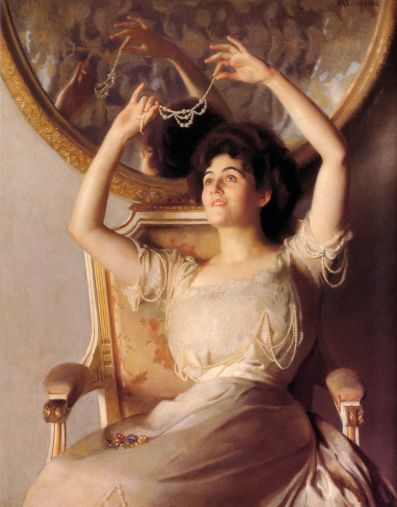 William McGregor Paxton - The String of Pearls