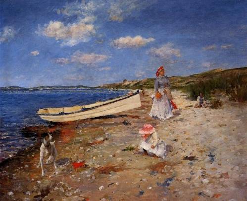 William Merritt Chase - A Sunny Day at Shinnecock Bay