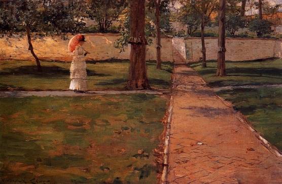 William Merritt Chase - In Brooklyn Navy Yard