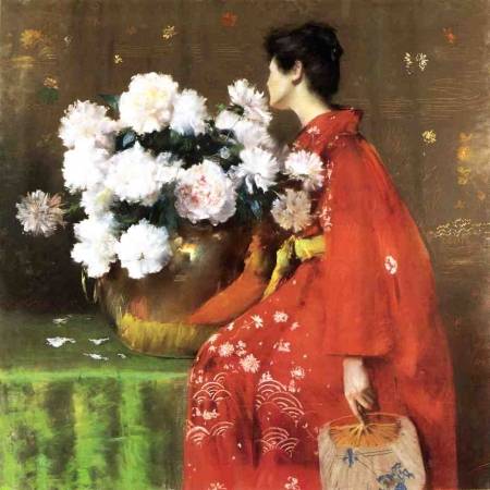 William Merritt Chase - Peonies c1897