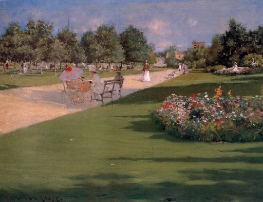 William Merritt Chase - Tompkins Park, Brooklyn