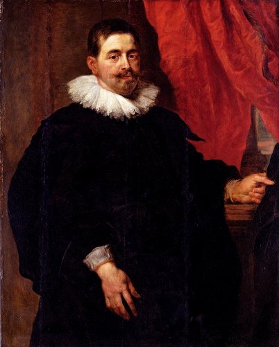 Peter Paul Rubens - Portrait Of A Man Probably Van Hecke