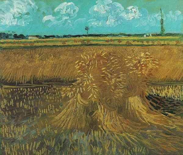 Vincent van Gogh - Wheat Field with Sheaves