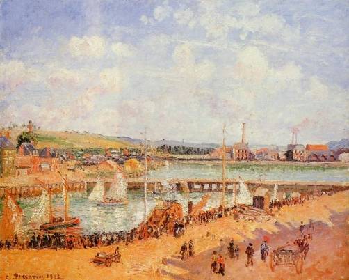 Camille Pissarro - The Port of Dieppe, the Dunquesne and Berrigny Basins