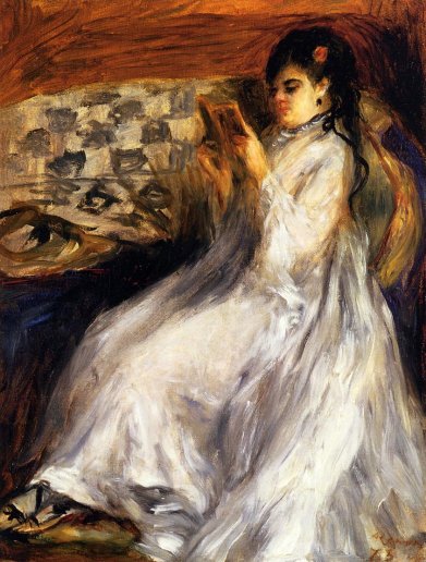 Pierre-Auguste Renoir - Young Woman in White Reading