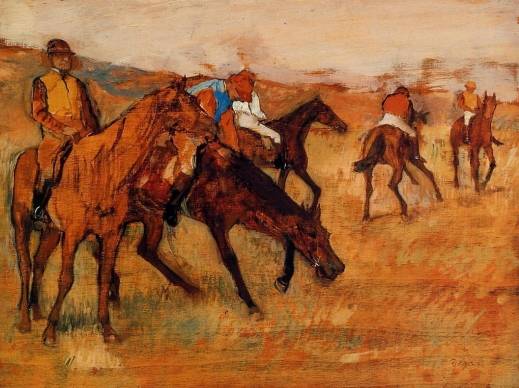 Edgar Degas - Before the Race 3