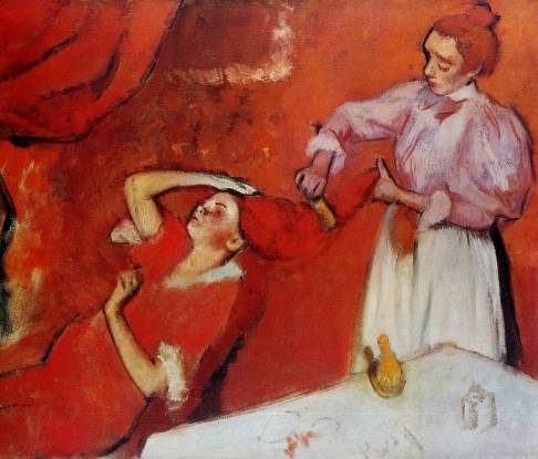 Edgar Degas - Combing the Hair 2