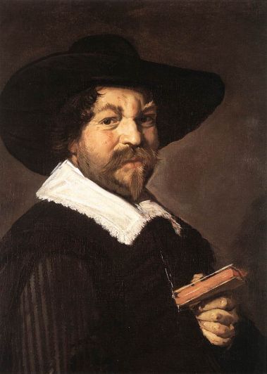 Frans Hals - Portrait of a Man Holding a Book